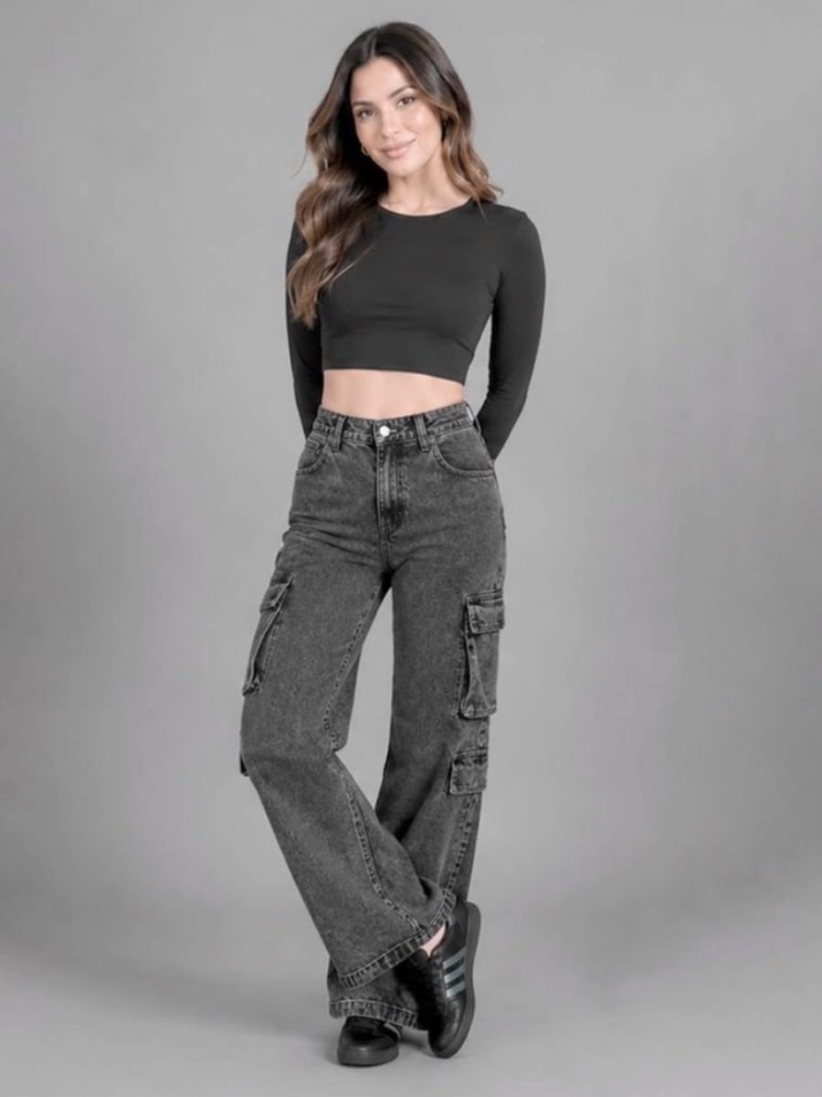 Cargo Elastizado Gris — ALBA Indumentaria