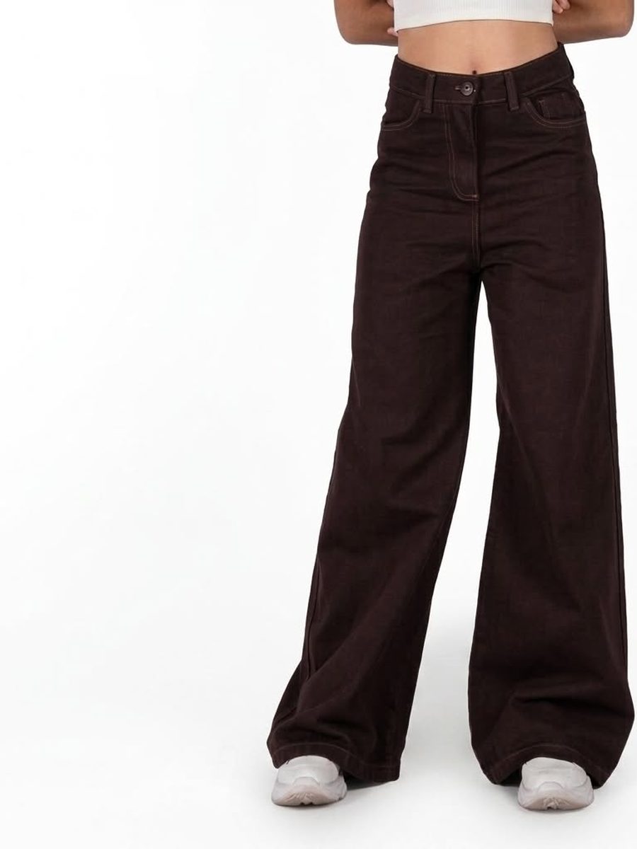Pantalón Wide Leg Rígido — ALBA Indumentaria